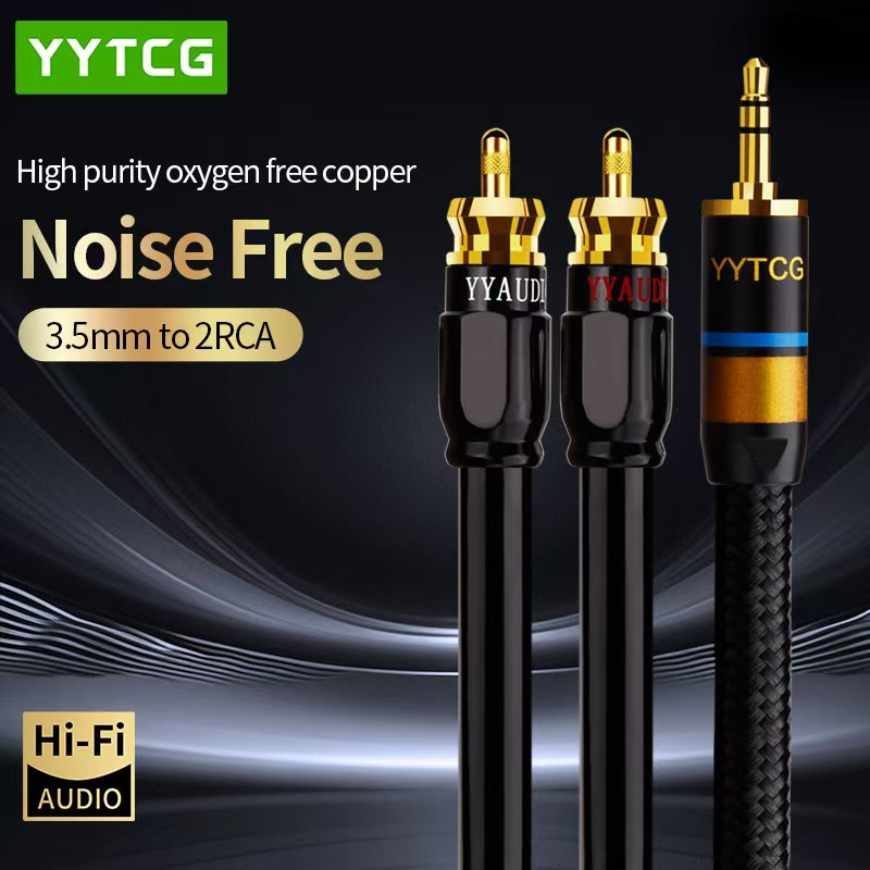 Home Cinema Dvd - YYTCG Cable RCA estéreo HiFi 3,5mm