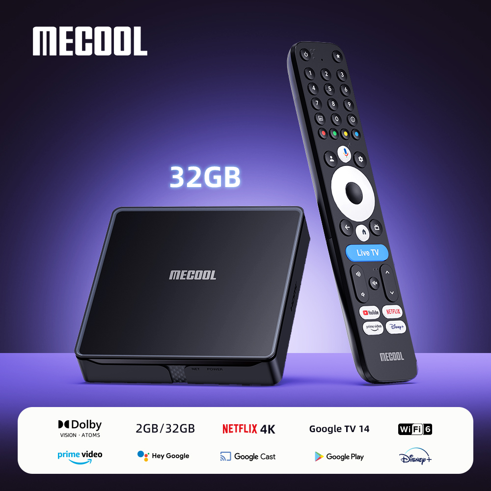Home Cinema Youtube - MECOOL Nuevo Android TV Box MEon1