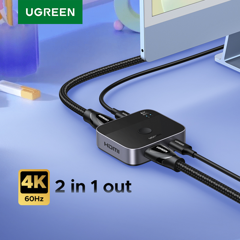 Home Cinema Dvd - UGREEN HDMI USB C Switch 2