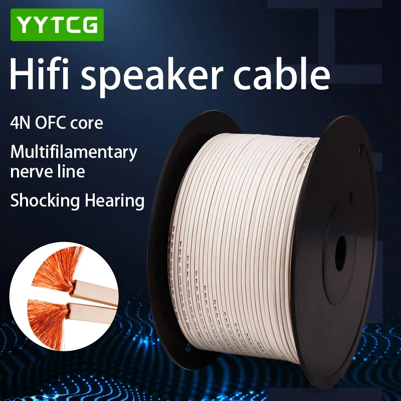 Home Cinema Dvd - YYTCG DIY Cable de altavoz Cable
