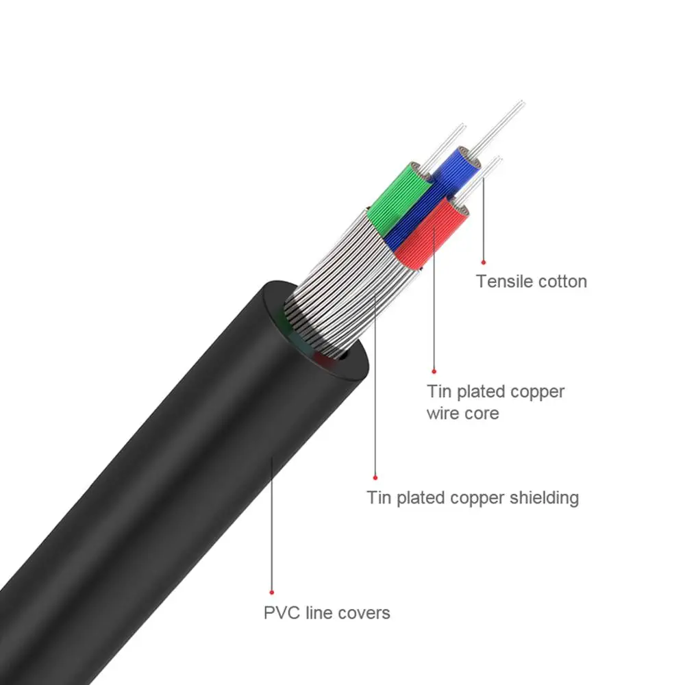 Cable RCA QGeeM 2RCA a 3.5mm,  - Home Cinema Dvd reseña y precio