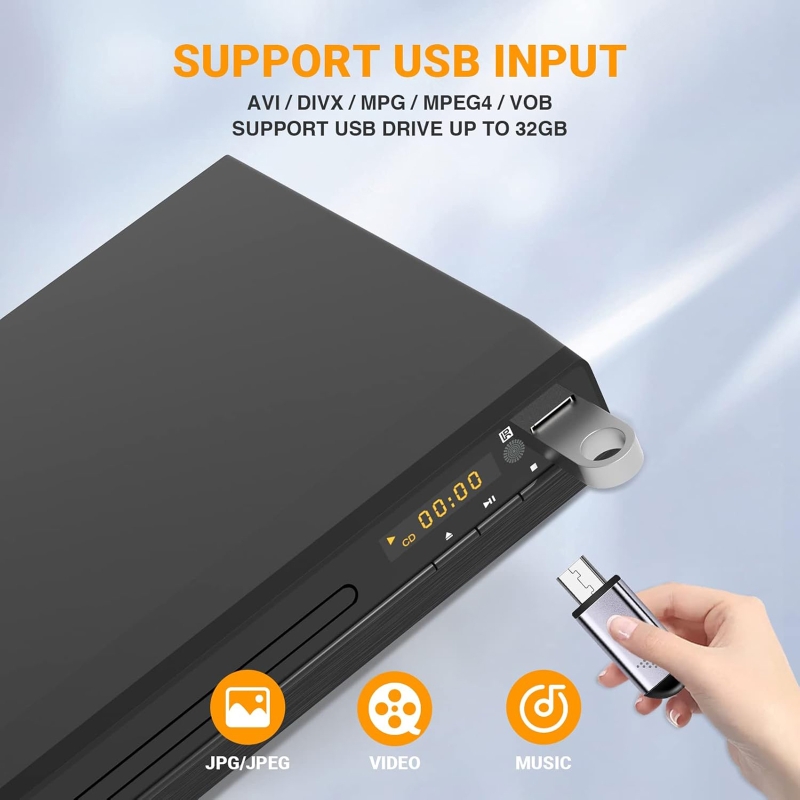 Reproductor de DVD 1080P HD, R - Home Cinema Dvd reseña y precio