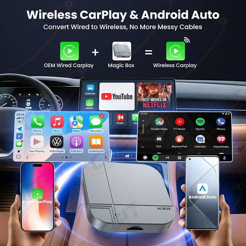 Android14 Smart AI Box 4G + 64 - Home Cinema Youtube reseña y precio