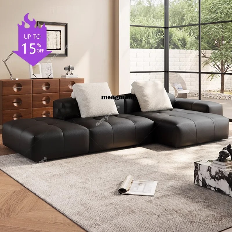 Sofá Nórdico de Cuero Comprimi - Home Cinema Sofa reseña y precio