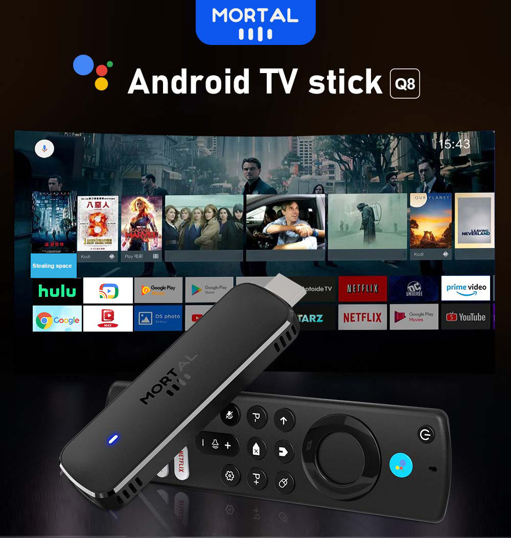 Android TV Stick Mortal Q8 Ver - Home Cinema Youtube reseña y precio