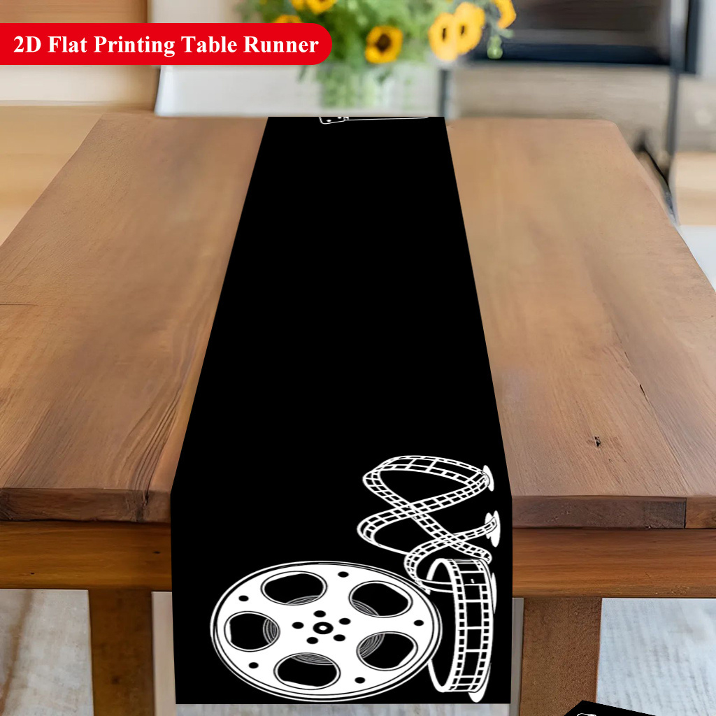 Camino de mesa con estampado d - Home Cinema Restaurant reseña y precio
