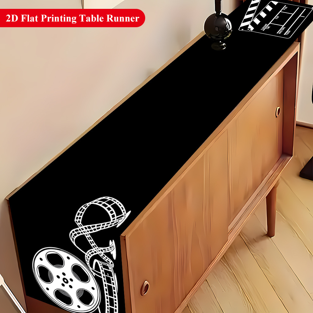 Camino de mesa con estampado d - Home Cinema Restaurant reseña y precio