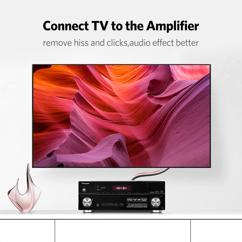 Ugreen-Cable de audio para dis - Home Cinema Dvd reseña y precio