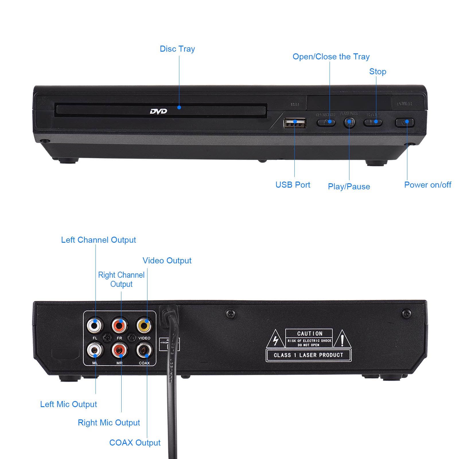 DVD-225 Reproductor de DVD par - Home Cinema Dvd reseña y precio