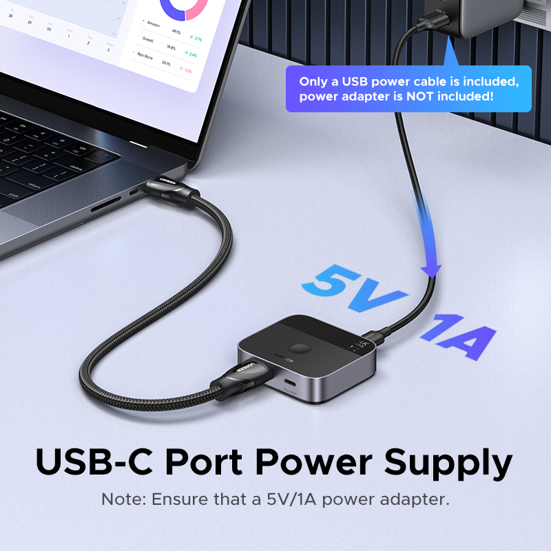 UGREEN HDMI USB C Switch 2 en  - Home Cinema Dvd reseña y precio