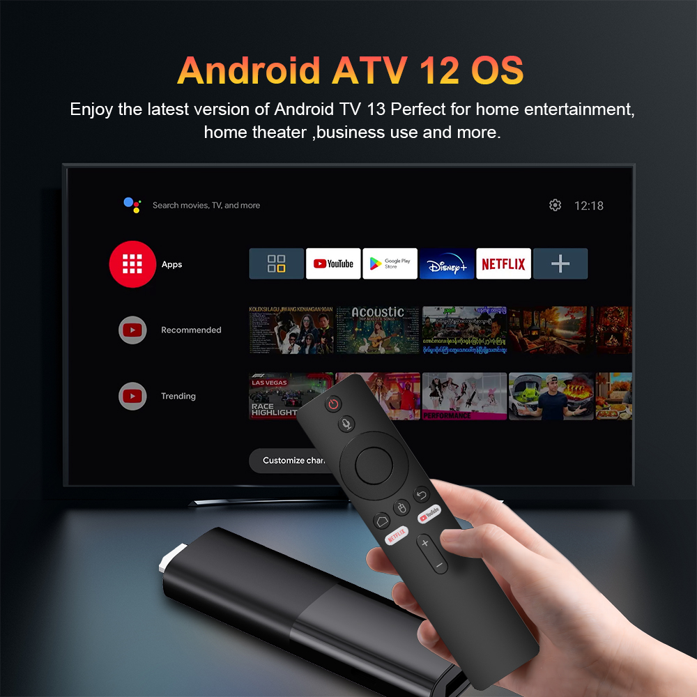Velec Android 12 Smart Stick 8 - Home Cinema Youtube reseña y precio