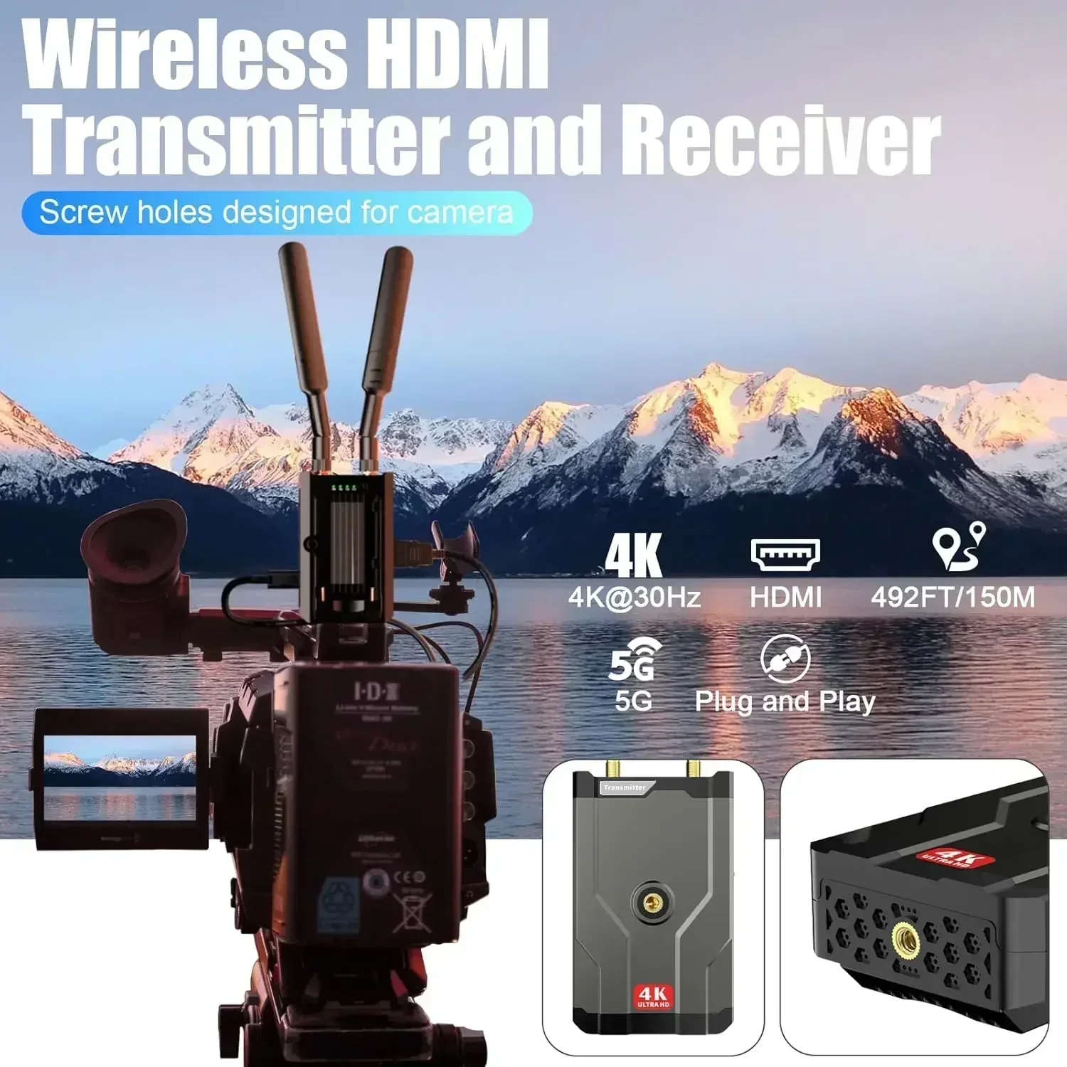 Transmisor y receptor HDMI ina - Home Cinema Youtube reseña y precio