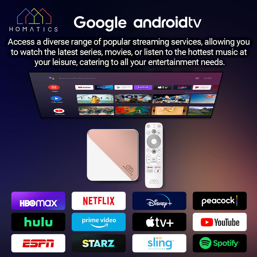 HOMATICS Box R 4K Plus TV Box  - Home Cinema Youtube reseña y precio