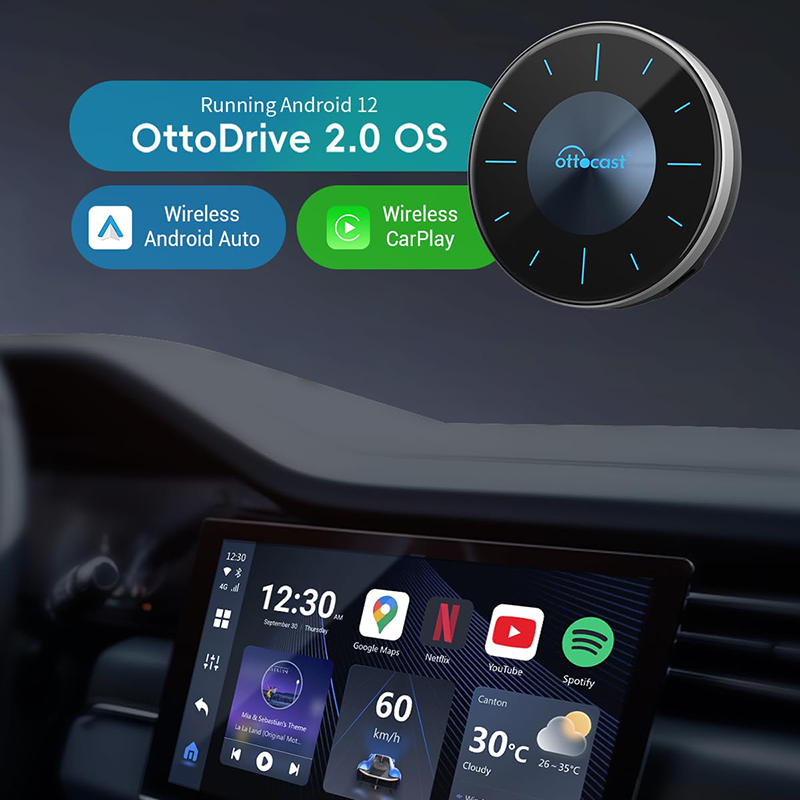 OTTOCAST P3 CarPlay AI Box ina - Home Cinema Youtube reseña y precio