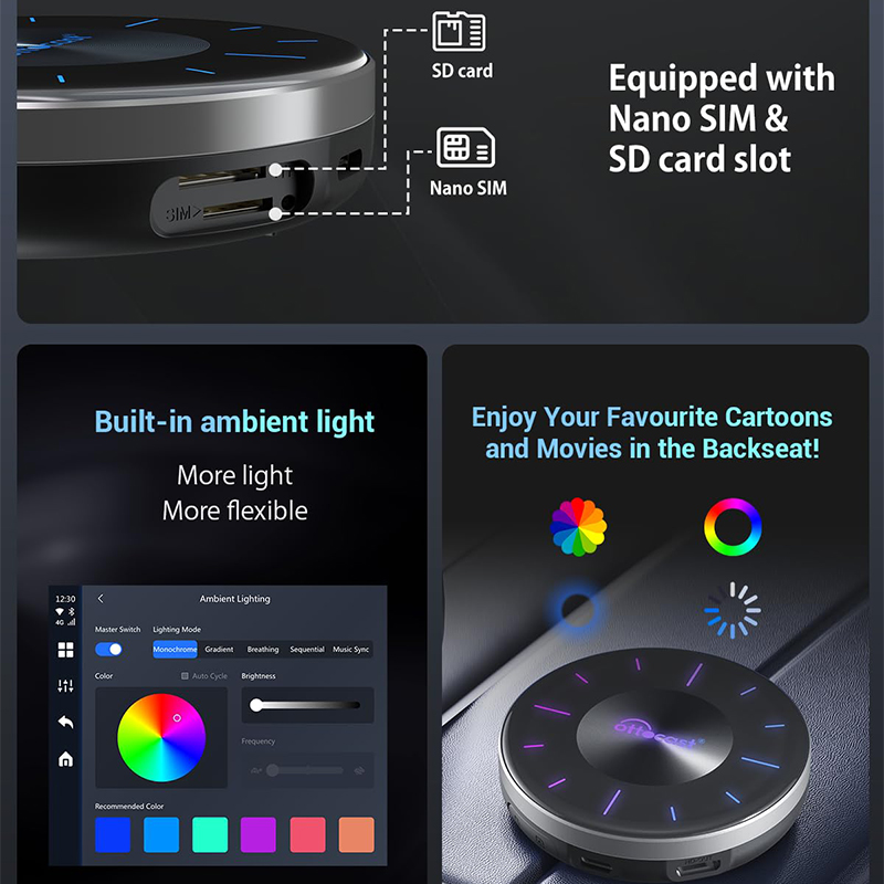 OTTOCAST P3 CarPlay AI Box ina - Home Cinema Youtube reseña y precio