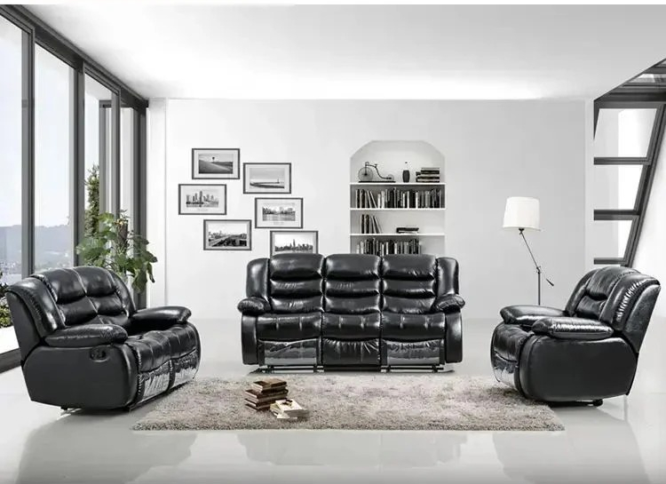 Juego de Sofás de Cuero Genuin - Home Cinema Sofa reseña y precio