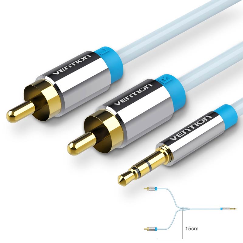 Vention Cable RCA 3,5 a 2rca c - Home Cinema Dvd reseña y precio