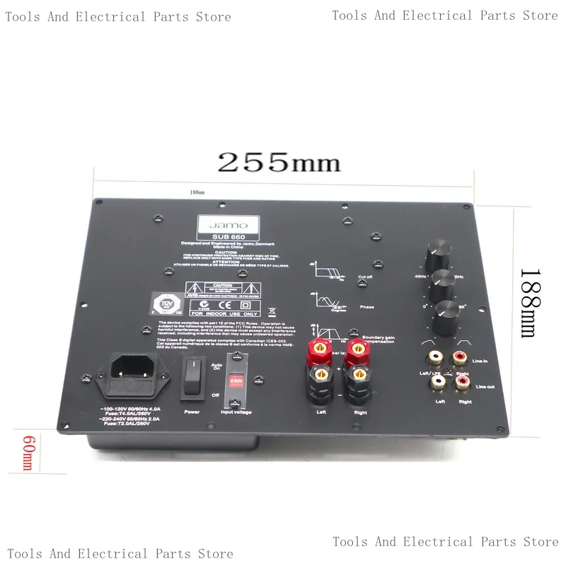 SUB 660 Jamo fuente de aliment - Home Cinema Jamo reseña y precio