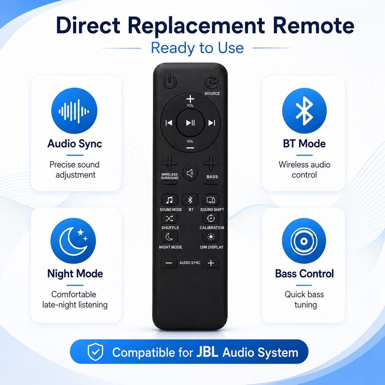 Control Remoto de Repuesto par - Home Cinema Jbl 5.1 reseña y precio